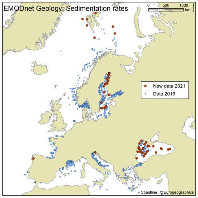 Uutta tietoa sedimentaationopeuksista Euroopan merialueilla | GTK